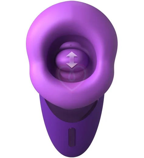 Стимулятор клитора с имитацией кунилингуса Pipedream Pleasure Sucker фиолетовый фото 6