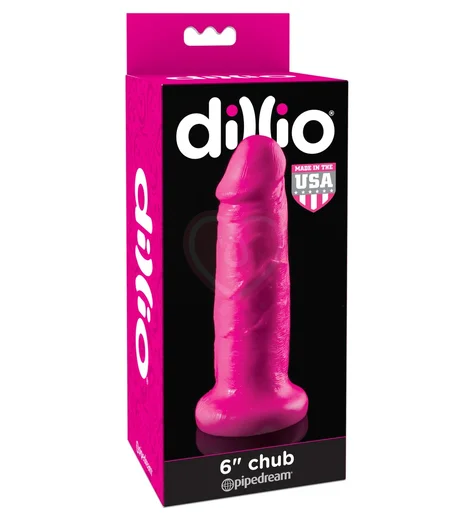Фаллоимитатор на присоске Dillio Chub розовый фото 2