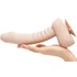Вибратор с дистанционным управлением Uprize Realistic Dildo 28 см телесный фото 2