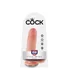 Фаллоимитатор на присоске с мошонкой King Cock with Balls 19 см телесный фото 3