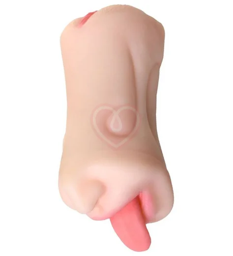 Мастурбатор вагина и ротик Toyfa Juicy Pussy Fruity Tongue телесный фото 4