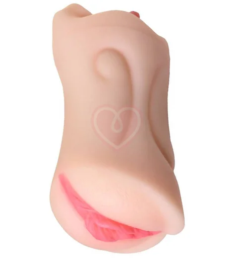 Мастурбатор вагина и ротик Toyfa Juicy Pussy Fruity Tongue телесный фото 5