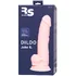 Фаллоимитатор с мошонкой регулируемой твердостью на присоске RealStick Silicone Jake G телесный фото 3