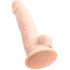 Фаллоимитатор с мошонкой регулируемой твердостью на присоске RealStick Silicone Jake G телесный фото 9