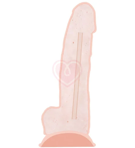 Фаллоимитатор с мошонкой регулируемой твердостью на присоске RealStick Silicone Jake G телесный фото 10