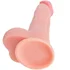 Реалистичный фаллоимитатор на присоске с мошонкой RealStick Nude Ever телесный фото 11