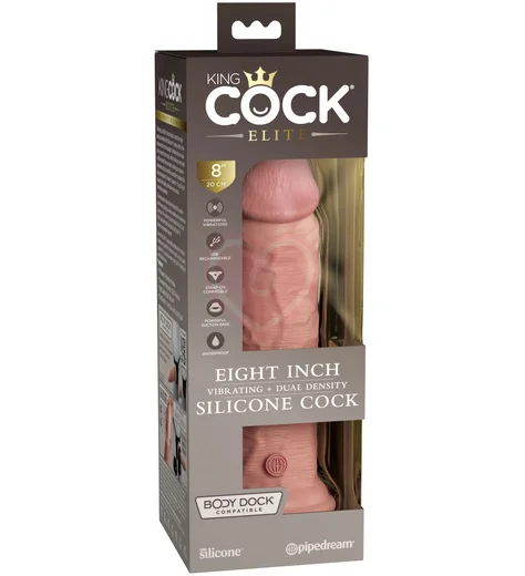 Реалистичный вибратор на присоске King Cock Elite 20 см фото 5