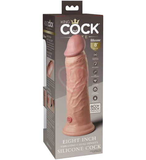 Реалистичный вибратор на присоске King Cock Elite 20 см фото 6