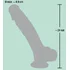 Гибкий силиконовый фаллоимитатор Medical Silicone Dildo 18 см фото 6