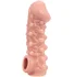 Насадка с шариками и отверстием для мошонки Kokos Cock Sleeve CS-010-S фото 1