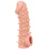 Насадка с бугорками и отверстием для мошонки Kokos Cock Sleeve CS005-L фото 1