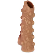 Насадка с открытой головкой и бугорками Kokos Nude Sleeve NS003-S