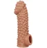 Насадка с бугорками и отверстием для мошонки Kokos Cock Sleeve CS004-L фото 1