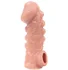 Насадка с бугорками и отверстием для мошонки Kokos Cock Sleeve CS008-M фото 1