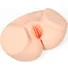 Мастурбатор-полуторс с вагиной и анусом Onahole Real Vagina с двойным слоем фото 1