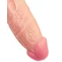 Реалистичный фаллоимитатор с мошонкой на присоске RealStick Nude York телесный фото 3