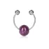 Зажимы на соски с цепочкой Nipple Play Purple Chain фото 3