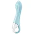Расширяемый вибратор Satisfyer Air Pump Vibrator 5 с приложением голубой фото 2