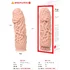 Стимулирующая насадка с рельефными складочками Kokos Extreme Sleeve ES-12-S фото 2