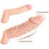 Стимулирующая насадка с рельефными складочками Kokos Extreme Sleeve ES-12-S фото 3