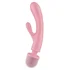 Двухсторонний вибратор-массажер Satisfyer Triple Lover розовый фото 2