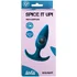 Анальная пробка со смещенным центром тяжести Spice It Up Delight бирюзовая фото 3