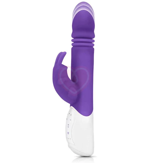 Вибратор-кролик с пульсацией G-Spot Thrusting Rabbit фиолетовый фото 3