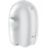 Вакуумый вибростимулятор клитора Satisfyer Glowing Ghost светящийся в темноте белый фото 4