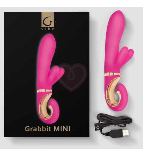 Вибратор Gvibe Grabbit Mini с клиторальным стимулятором фото 2