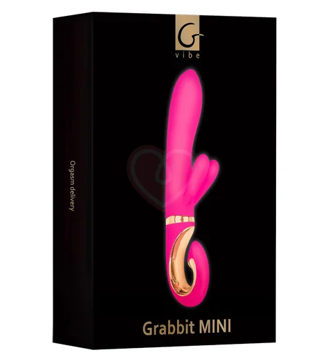 Вибратор Gvibe Grabbit Mini с клиторальным стимулятором фото 3
