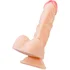 Реалистичный фаллоимитатор с мошонкой на присоске RealStick Nude Shaw телесный фото 9