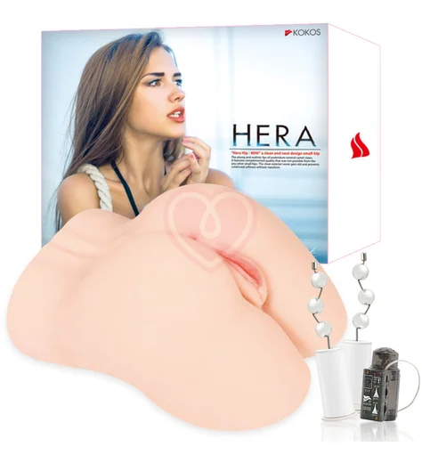 Мастурбатор попка с вагиной и анусом Kokos Hera Real Hip с вибрацией фото 5