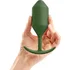 Утяжелённая анальная пробка для ношения b-Vibe Snug Plug 4 большая хаки фото 2