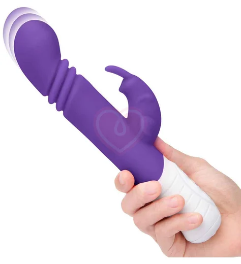 Вибратор-кролик с пульсирующей головкой Slim Shaft Thrusting G-Spot Rabbit фиолетовый фото 4