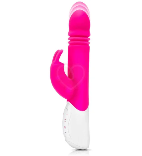 Вибратор-кролик с пульсацией G-Spot Thrusting Rabbit розовый фото 3