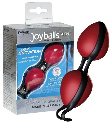 Вагинальные шарики Joyballs Secret красные фото 2