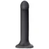 Гибкий фаллоимитатор на присоске Strap-on-me XL 20 см чёрный фото 2