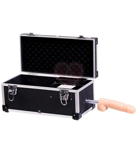 Секс-машина Чемодан Diva Tool Box с двумя насадками черная фото 3