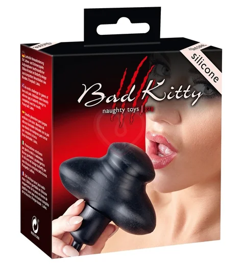 Надувной силиконовый кляп Bad Kitty фото 4