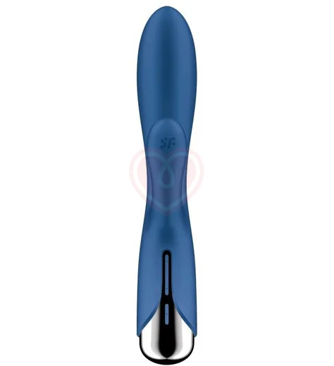 Вибратор-кролик с ротацией Satisfyer Spinning Rabbit 1 синий фото 5