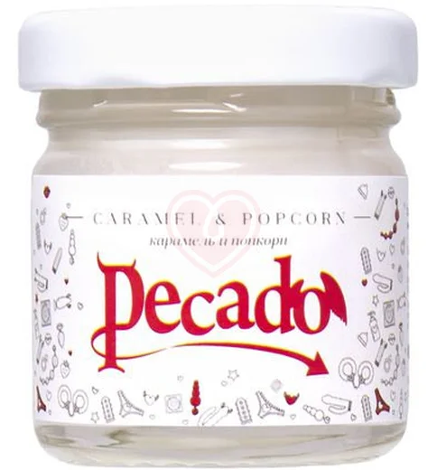 Массажная свеча Pecado BDSM Caramel Popcorn Карамель и Попкорн 35 мл фото 2