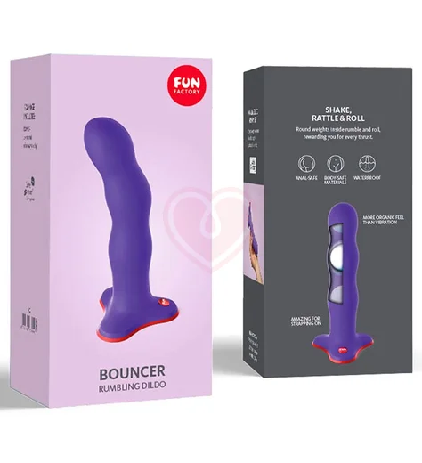 Фаллоимитатор с шариками Fun Factory Bouncer фиолетовый фото 5