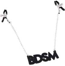 Зажимы на соски Crazy Hand Made Bdsm чёрные