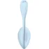 Виброяйцо Satisfyer Smooth Petal с управлением со смартфона голубое фото 3