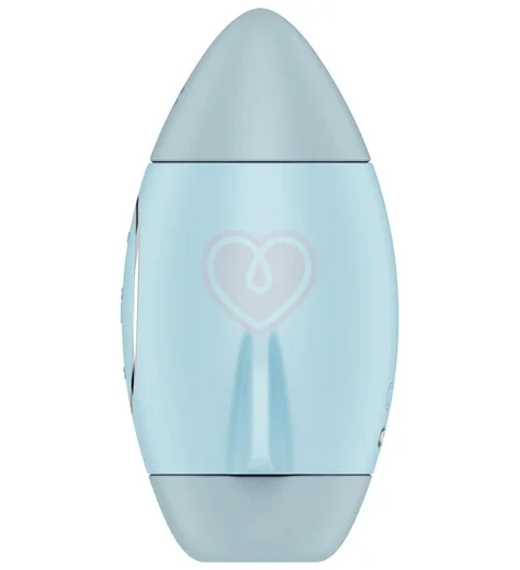 Вакуумно-волновой вибростимулятор Satisfyer Mission Control голубой фото 2