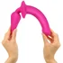 Двусторонний фаллоимитатор Strap-On-Me Switch Plug-In Semi-Realistic Dildo L розовый фото 2