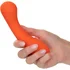 Вибратор для зоны G Stella Liquid Silicone G-Wand оранжевый фото 4