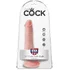 Фаллоимитатор на присоске с мошонкой King Cock with Balls 18 см телесный фото 2