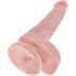 Фаллоимитатор на присоске с мошонкой King Cock with Balls 18 см телесный фото 3