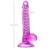 Фаллоимитатор с каркасом A-Toys by Toyfa Celiam фиолетовый фото 6